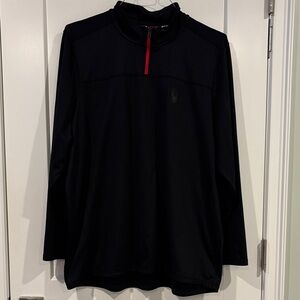 Spyder Mens Quarter Zip Pullover XL